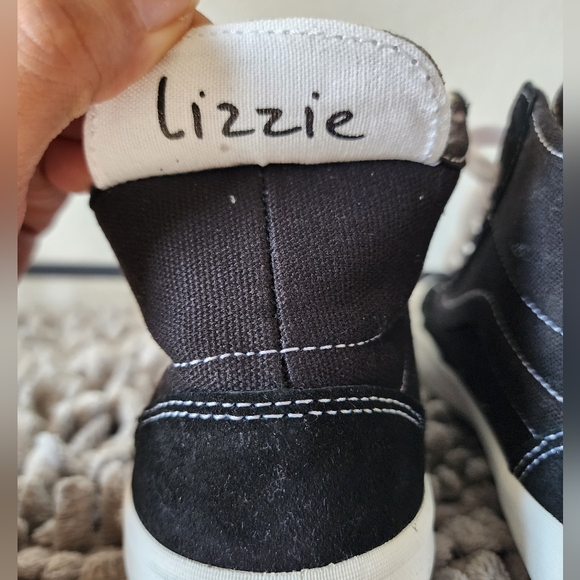 Vans Black and White Women's Sneakers - Picture 8 of 12